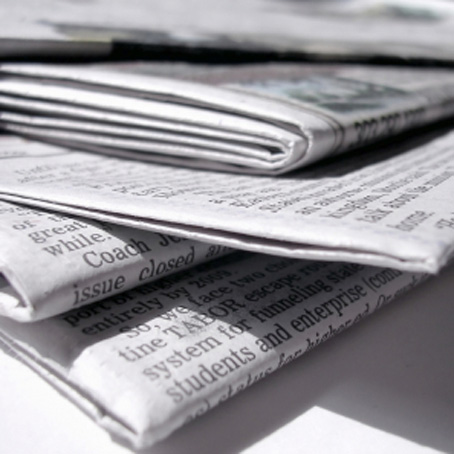 Photo of newspapers